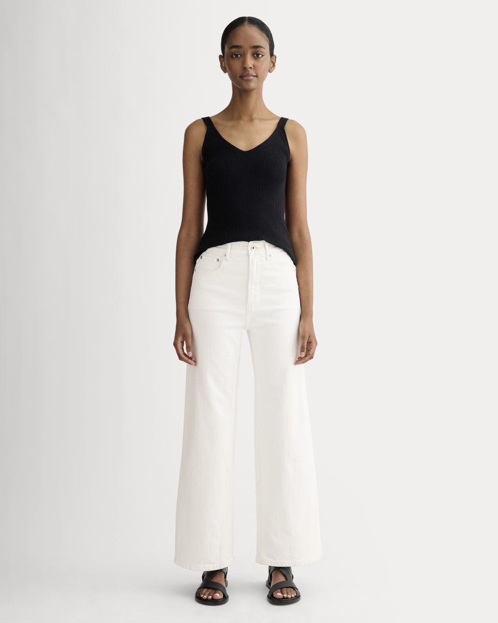 The Fine Knit Cami | Black