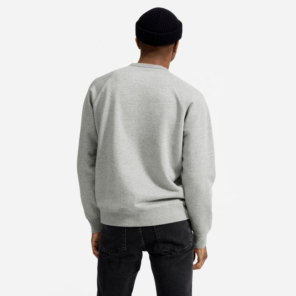 The Unisex French Terry Crew |  Heathered Grey