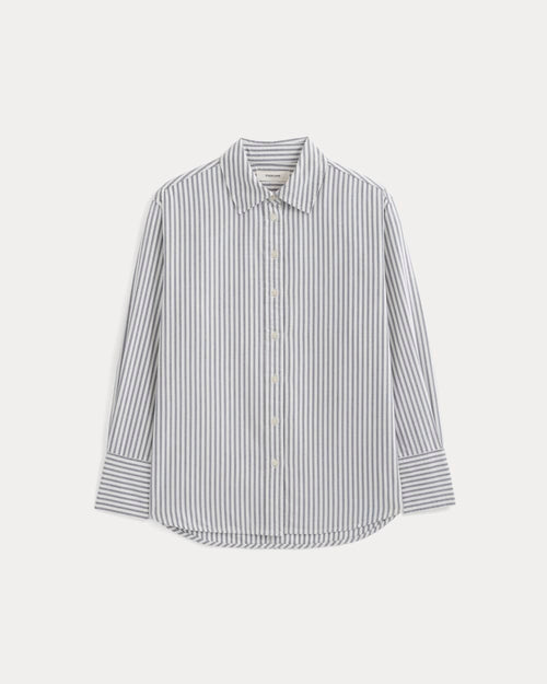 Everyday Oxford Shirt | Bone/Navy
