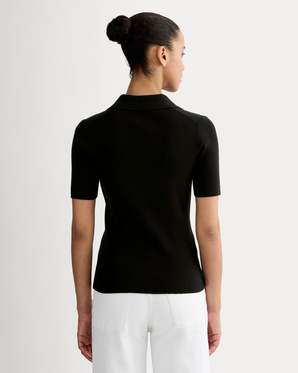 The Knit Polo | Black
