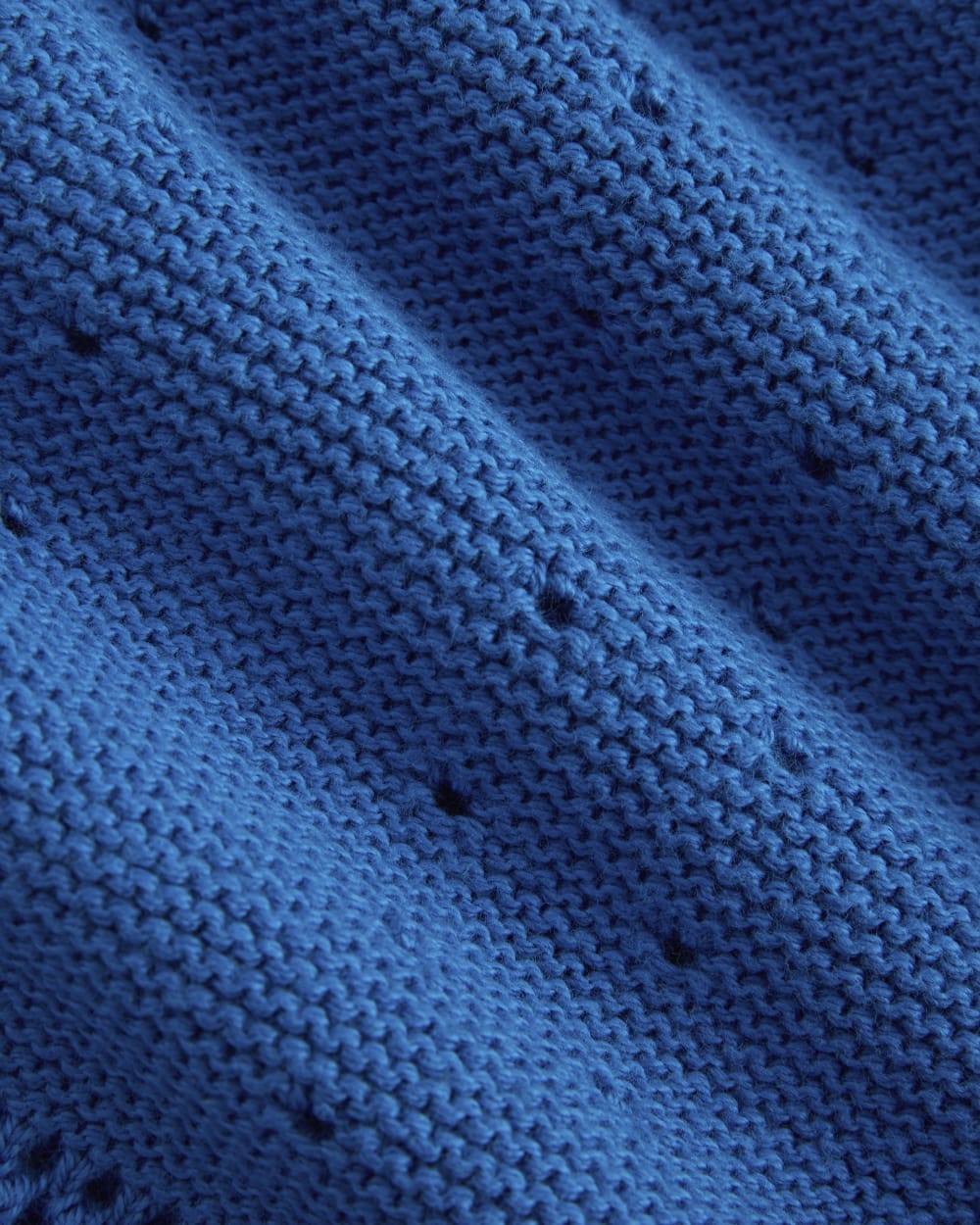Open-Knit Short in Everyday Cotton | Imperial Blue