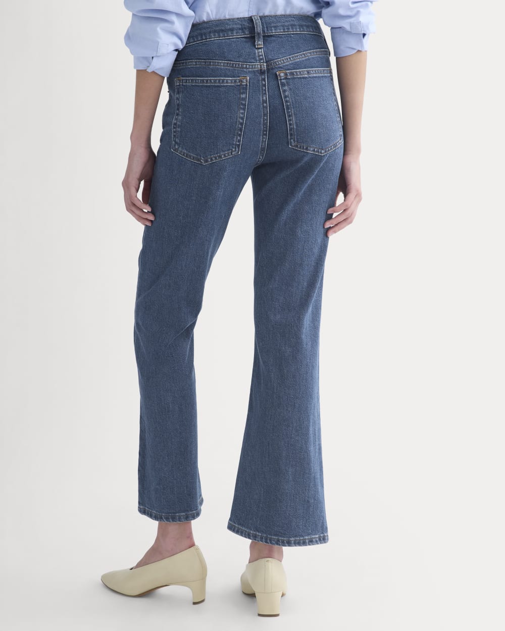 High-Rise Kick Flare Jean | Ocean