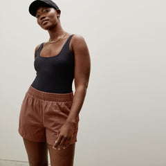 The Retro Jersey Short | Caramel