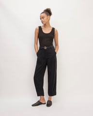 The Cozy Rib Tank | Black