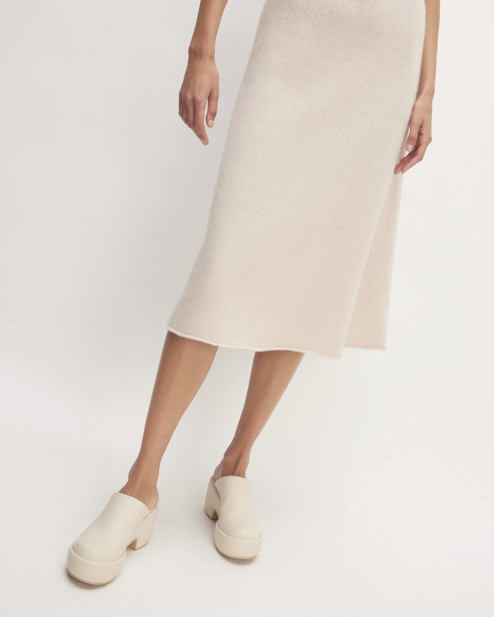 The Cozy-Stretch Sleeveless Midi Dress | Whisper Pink