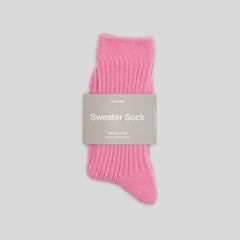 The Ribbed Sweater Sock | Fuchsia Pink