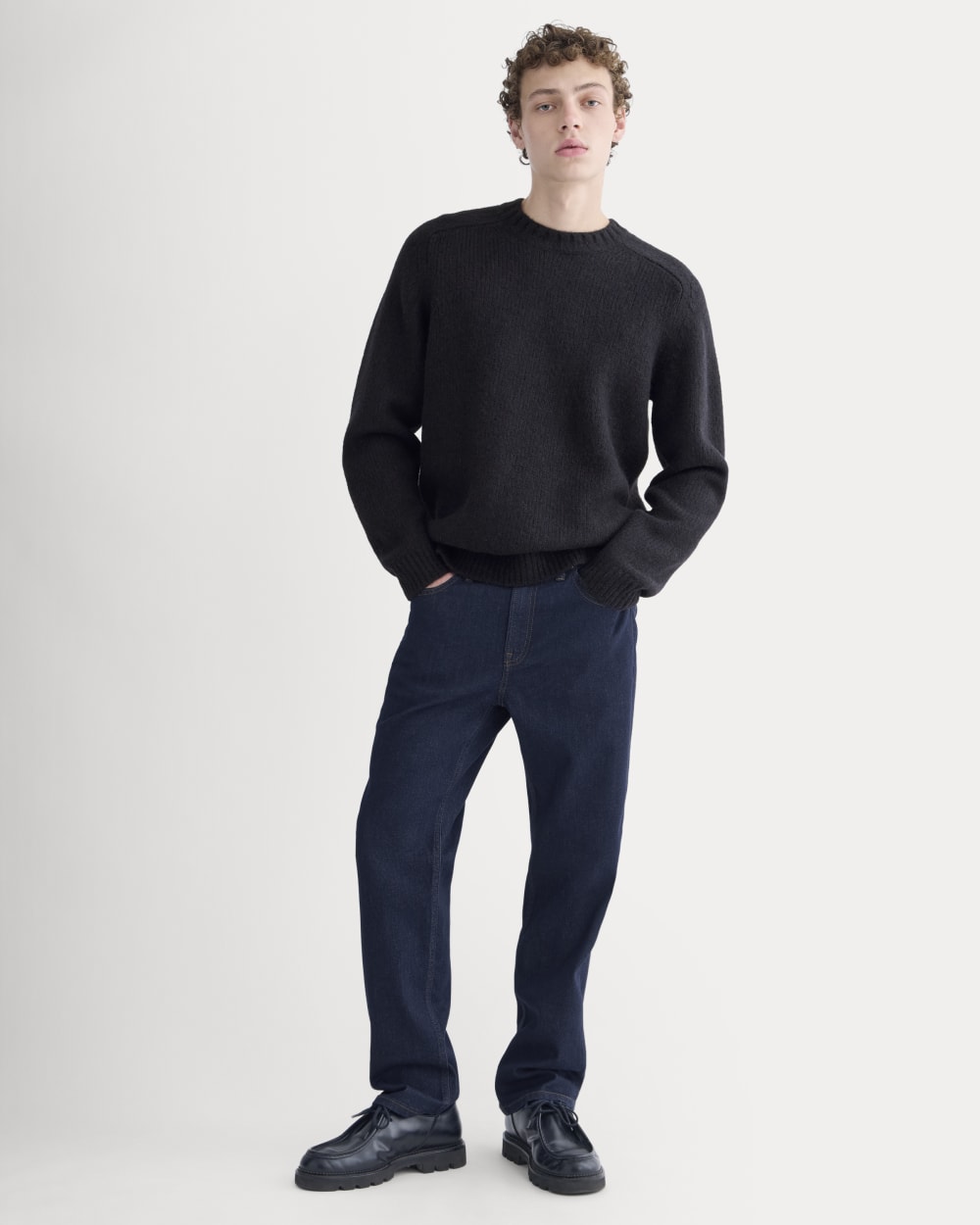 The Cloud Crewneck Sweater |  Black