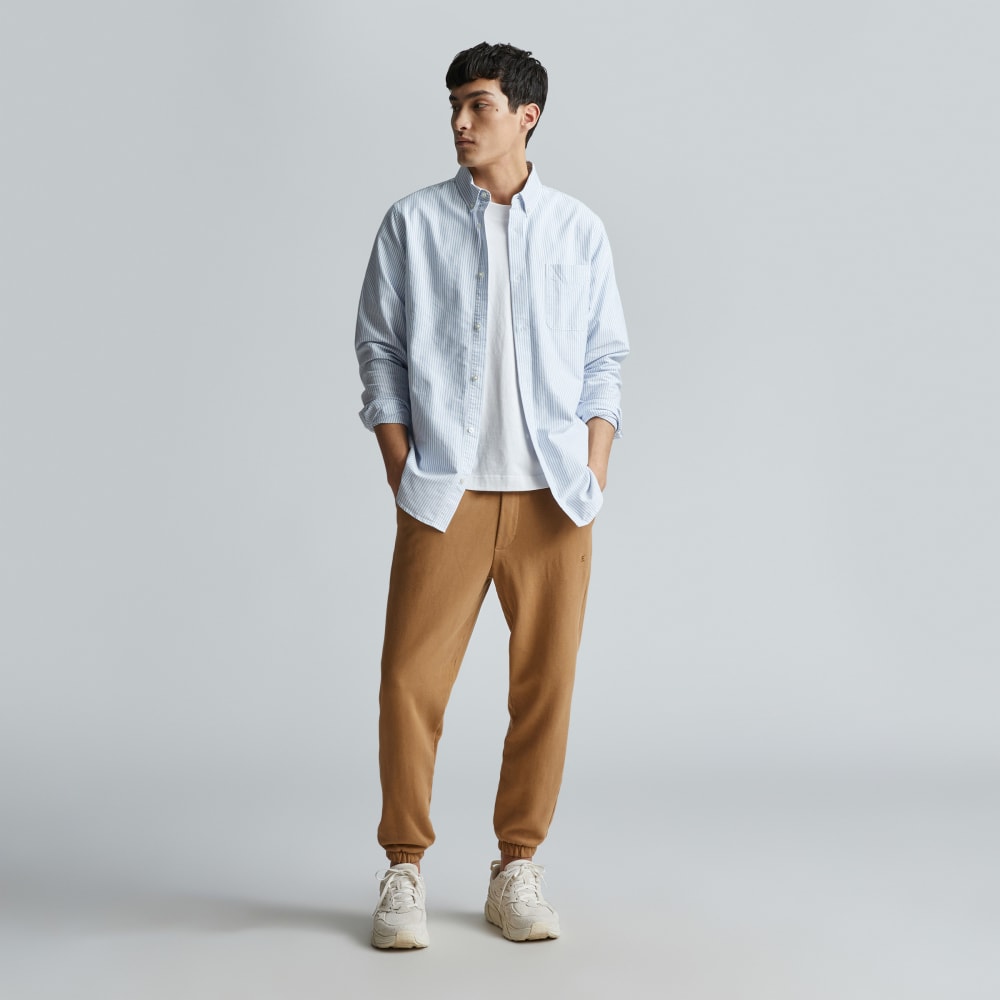 The Classic Oxford Shirt | White / Blue | Tall