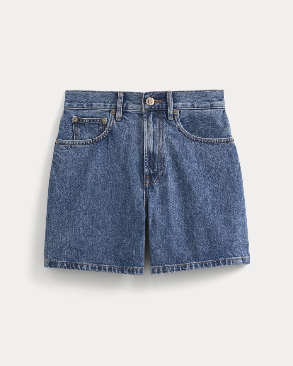 Way-High® A-Line Denim Short | Ocean