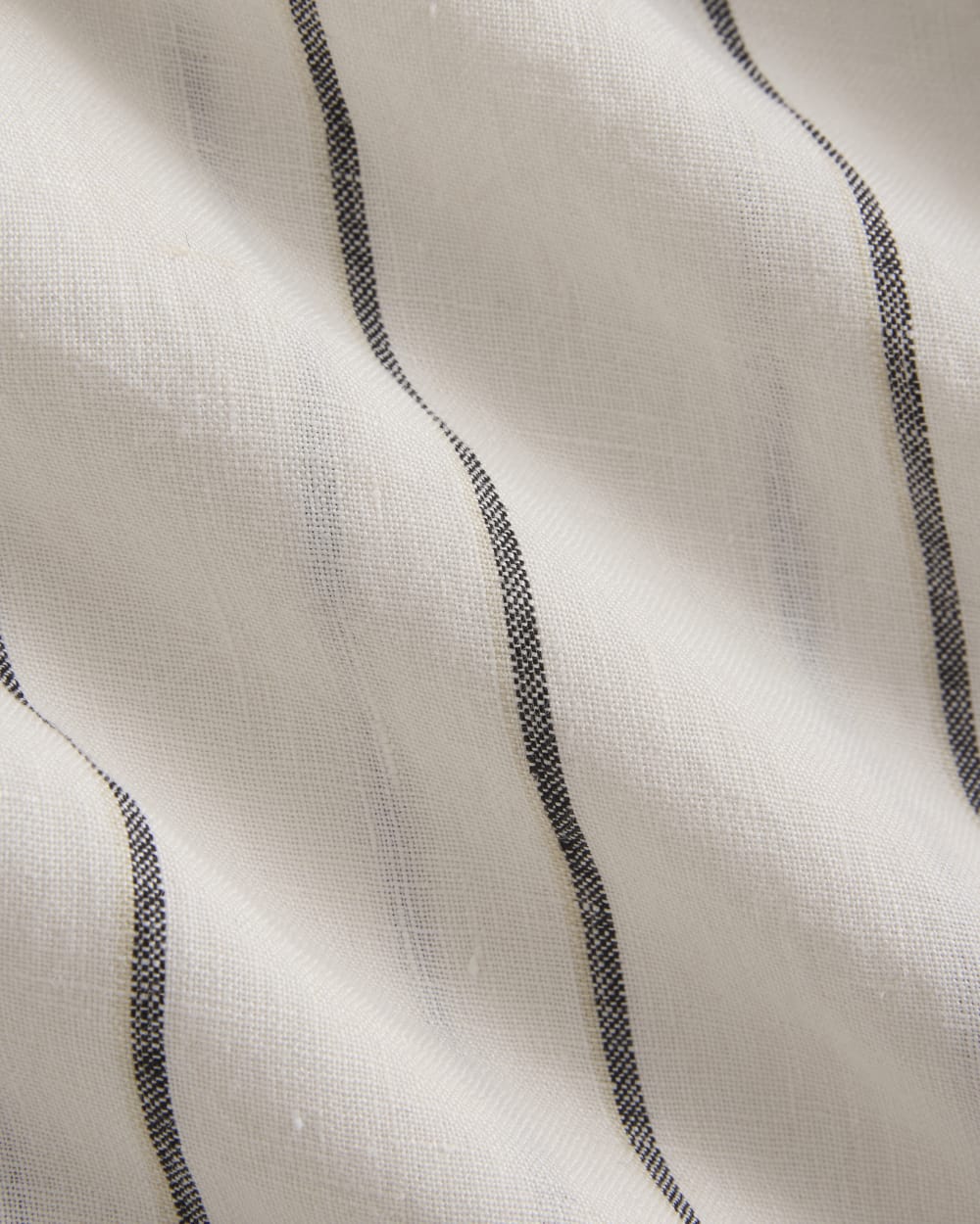 Popover Shirt in Linen | Gardenia/Meteorite