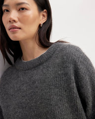 The Cocoon Crew in Alpaca | Heather Charcoal