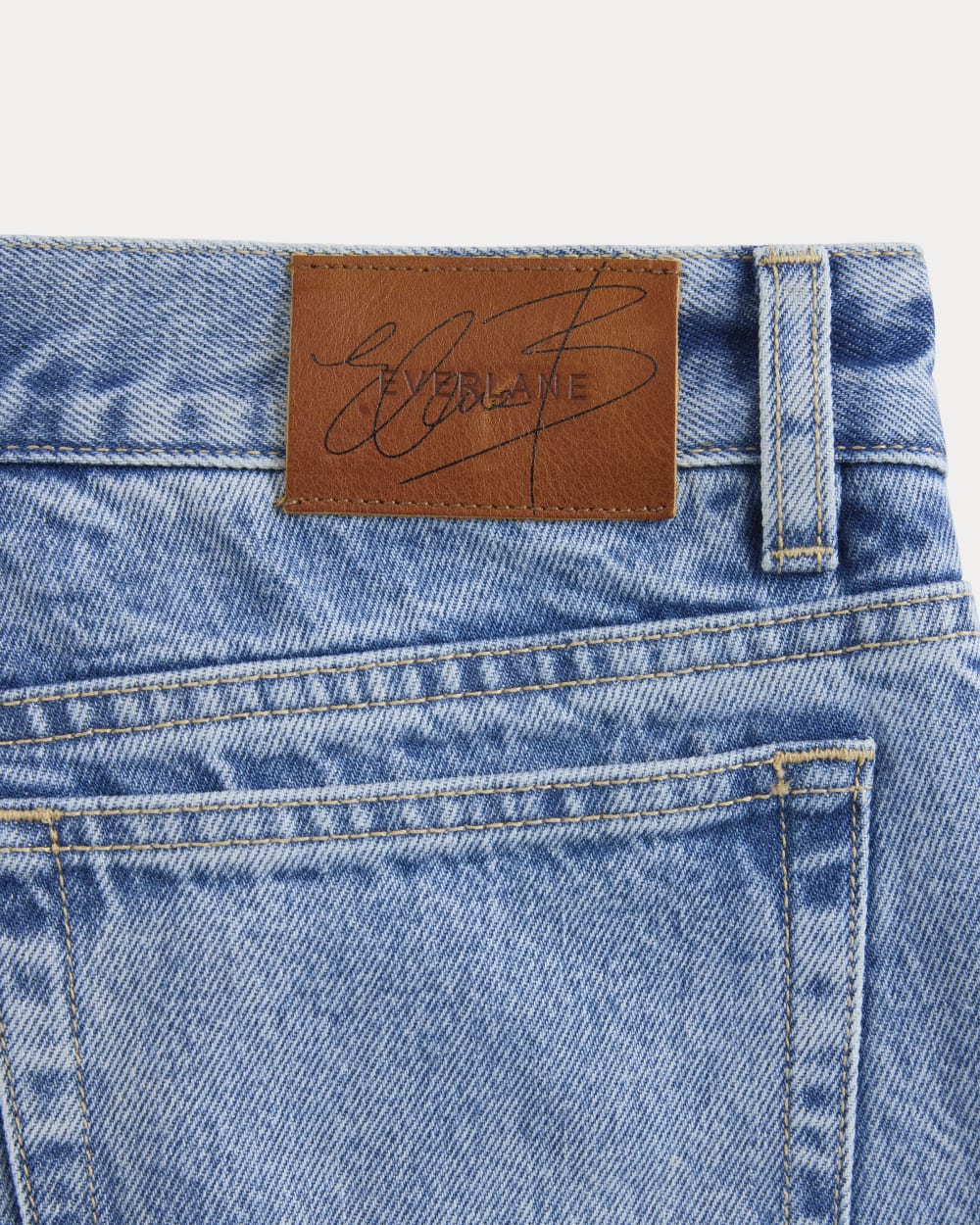 Everlane x Elena Bonvicini Highland Low-Rise Cigarette Jean | Crystal Cove Indigo