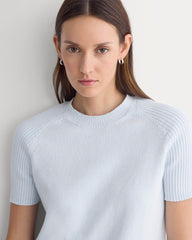 Short-Sleeve Crew in Everyday Cotton | Skywriting