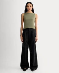 The Form Boatneck Tank | Lichen Green