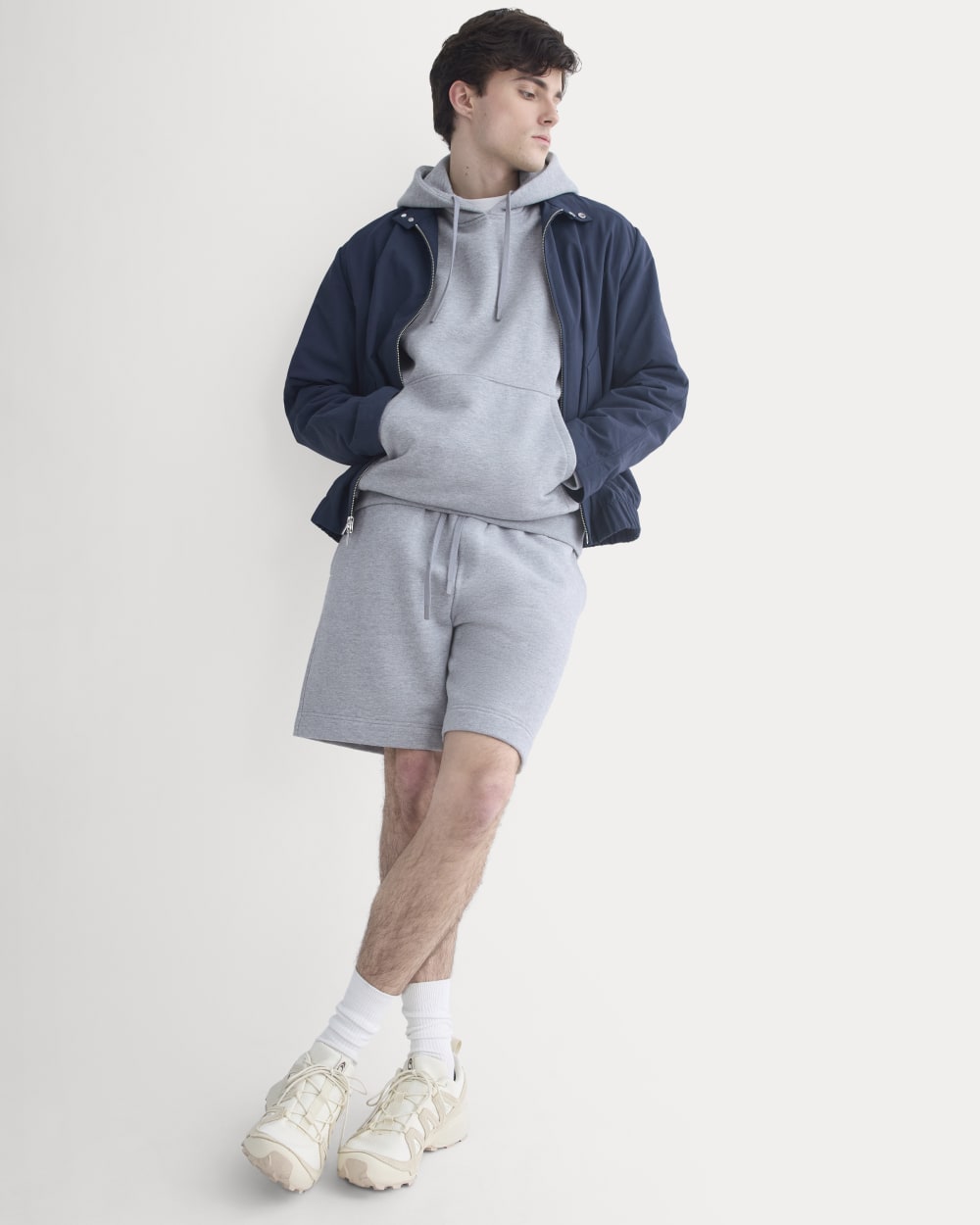 Luxe Fleece Easy Short | Vintage Heather Grey