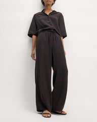The Wide-Leg Pant in Butterlite | Black