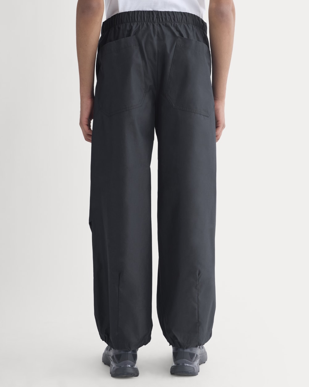 Baggy Parachute Pant | Washed Black