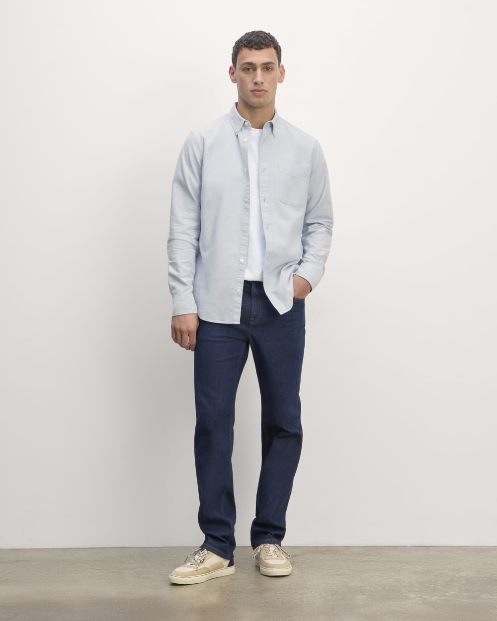 The Slim Oxford Shirt | Light Blue | Tall