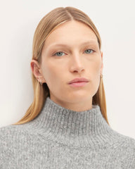 The Cloud Oversized Turtleneck | Heather Grey