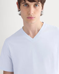 The Essential Organic V-Neck Tee | Skywriting