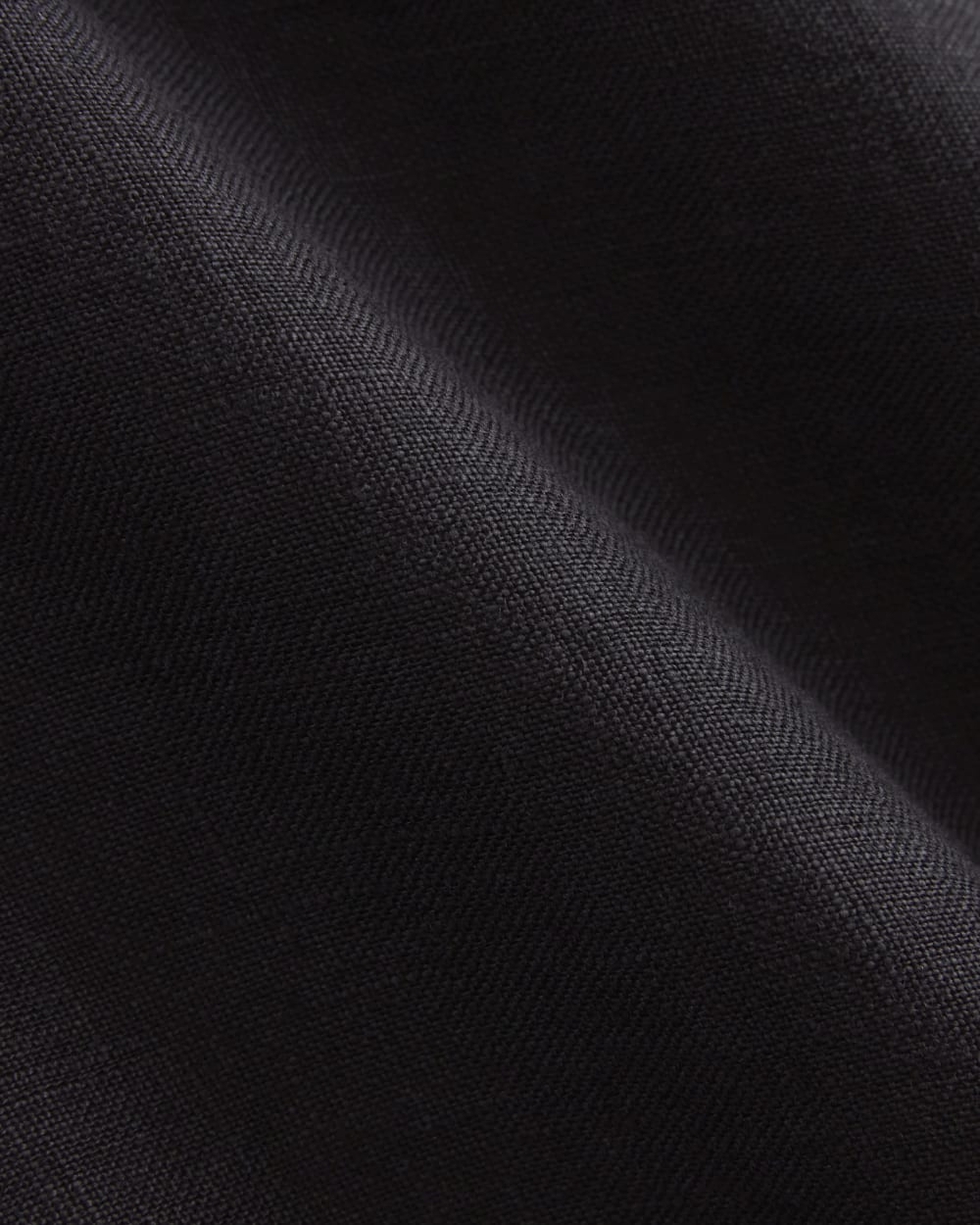 The Boatneck Top in Linen | Black