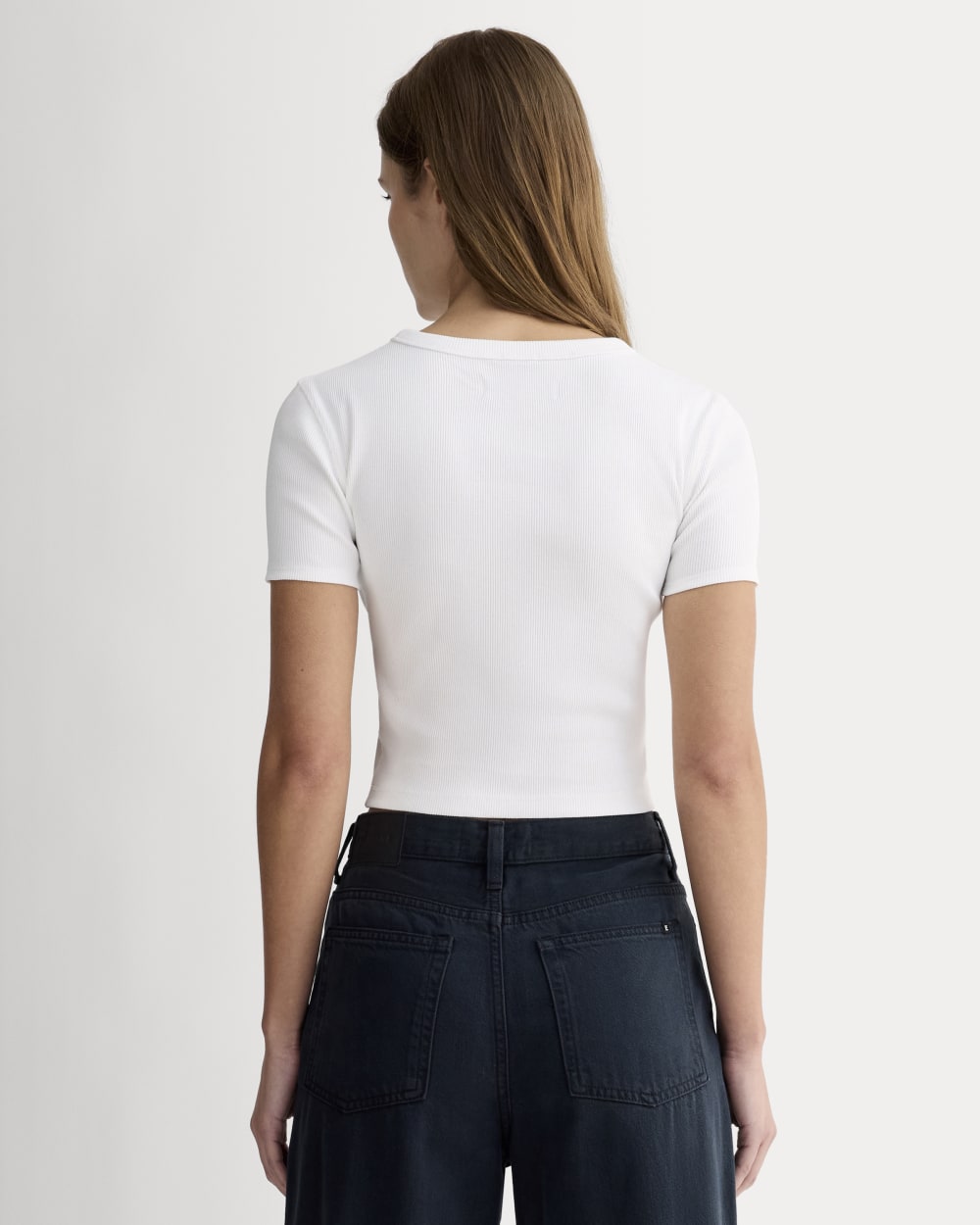 The '90s Rib Tee | White