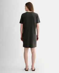 The Organic Cotton Weekend Tee Dress | Washed Black