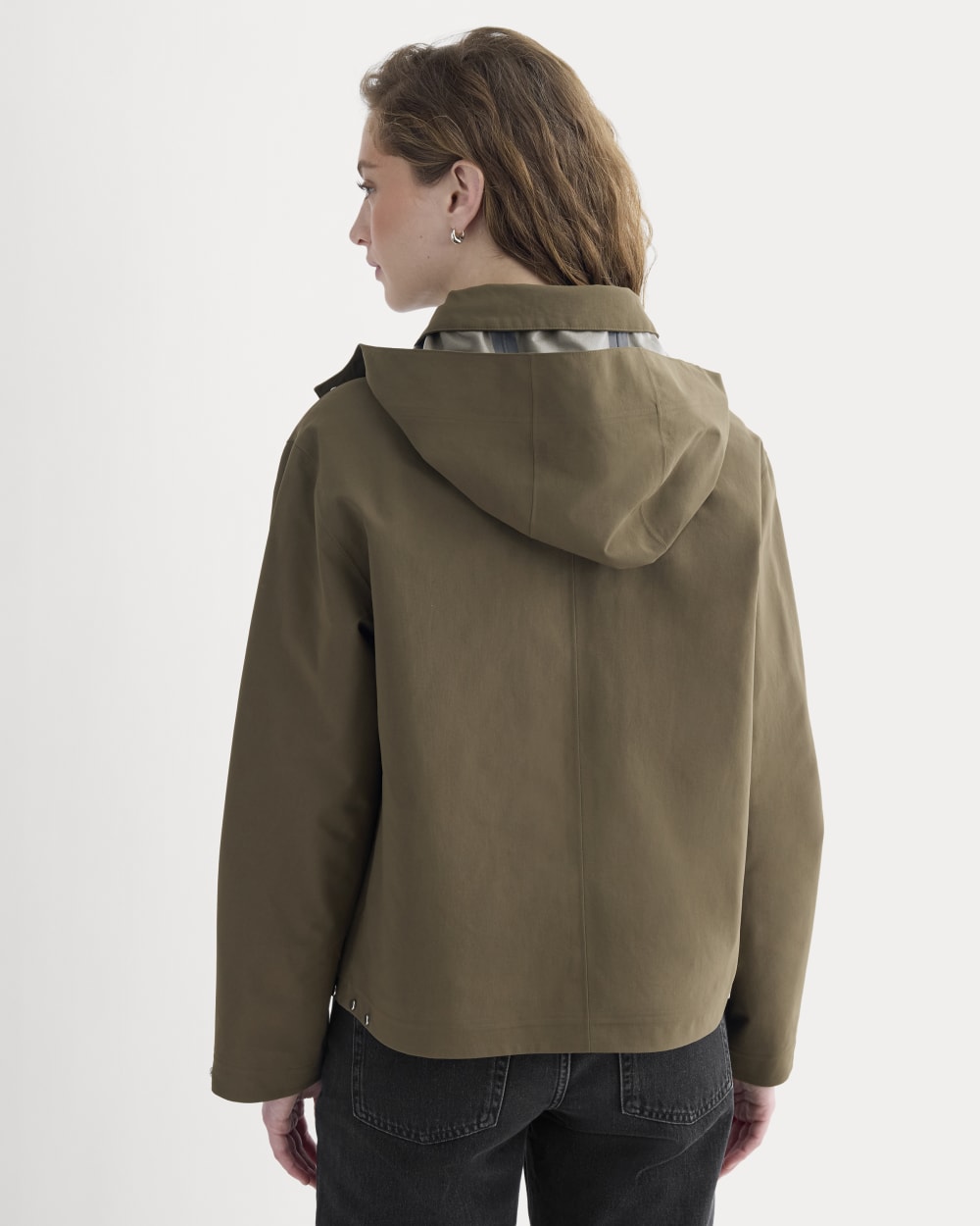 Re:Cycled Nylon Barrel Jacket | Beech