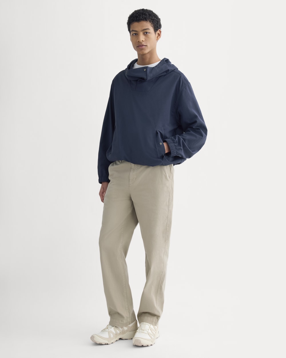 Re:Cycled Nylon Windbreaker | Deep Navy