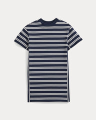 Weekend Tee Mini Dress | True Navy / Canvas Tan