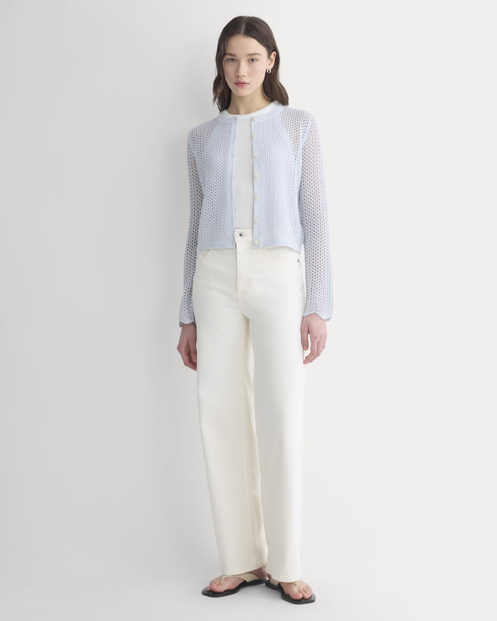 Lace-Knit Cardigan | Skywriting