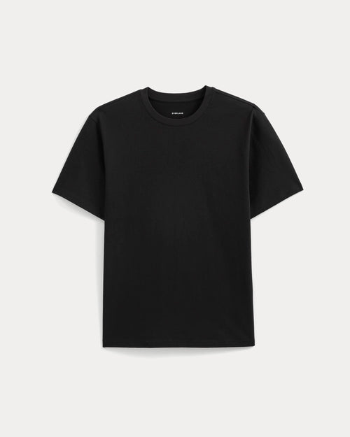 Archive Standard-Fit Cotton Crew | Black