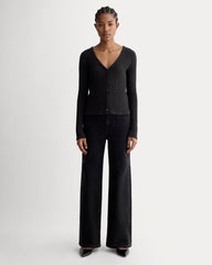 The Cozy Rib Cardigan | Black