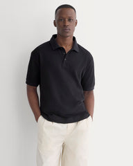 Classic Piqué Polo | Black