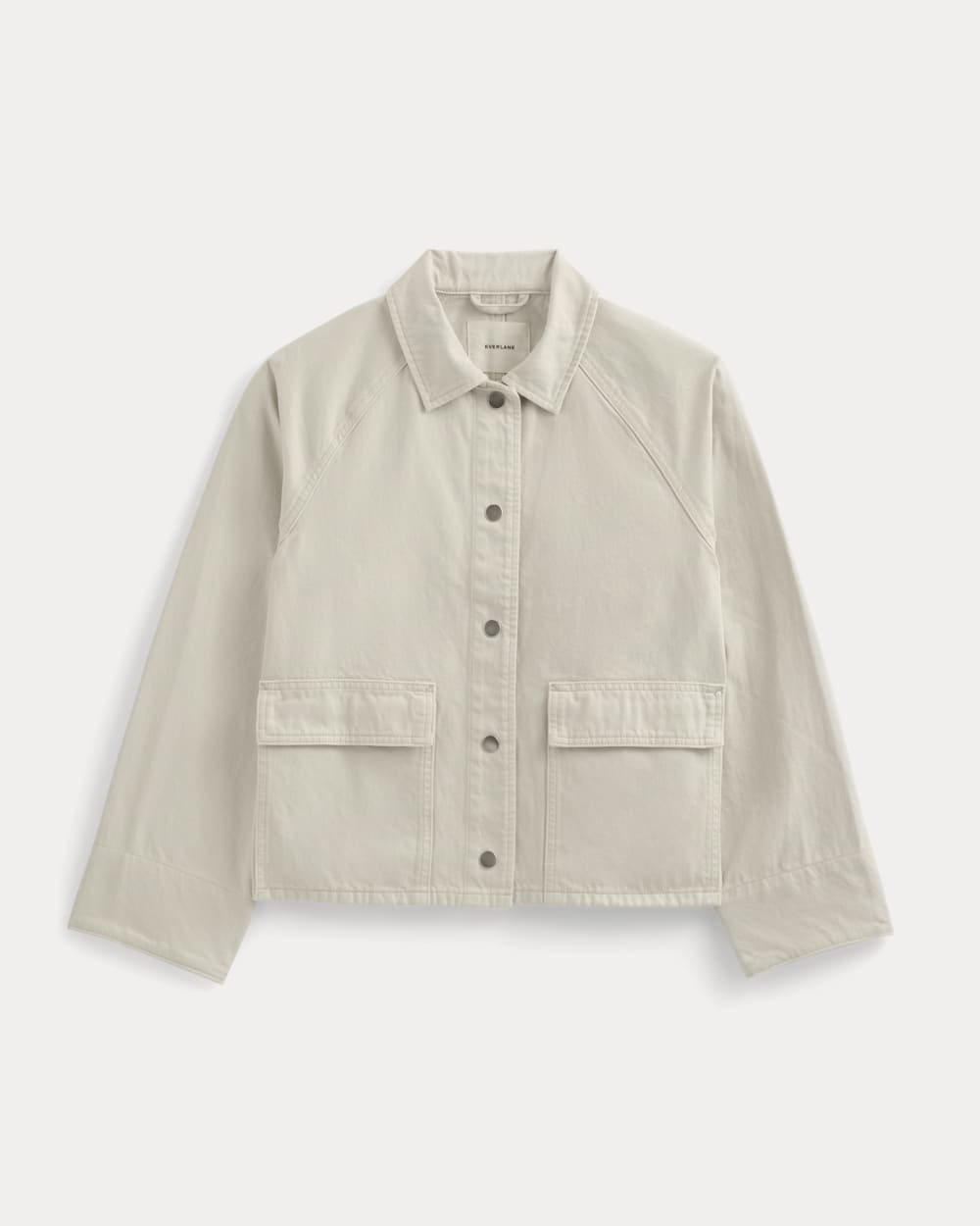Cropped Denim Jacket | Garment-Dyed Sand