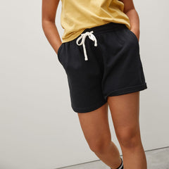 The Track Long Sweatshort | Black