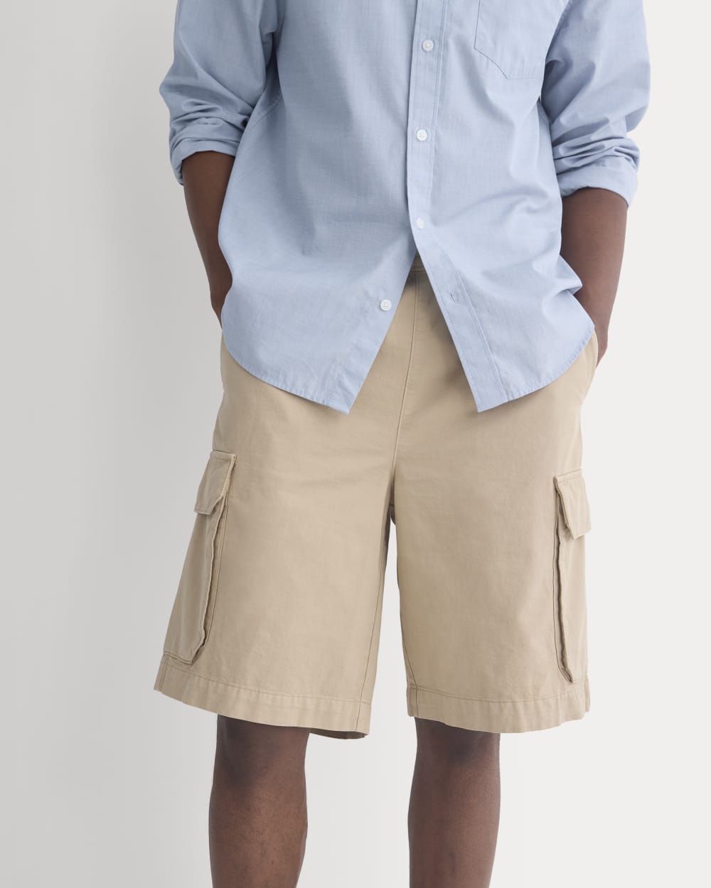 Pull-On Cargo Short | Trench Coat Khaki