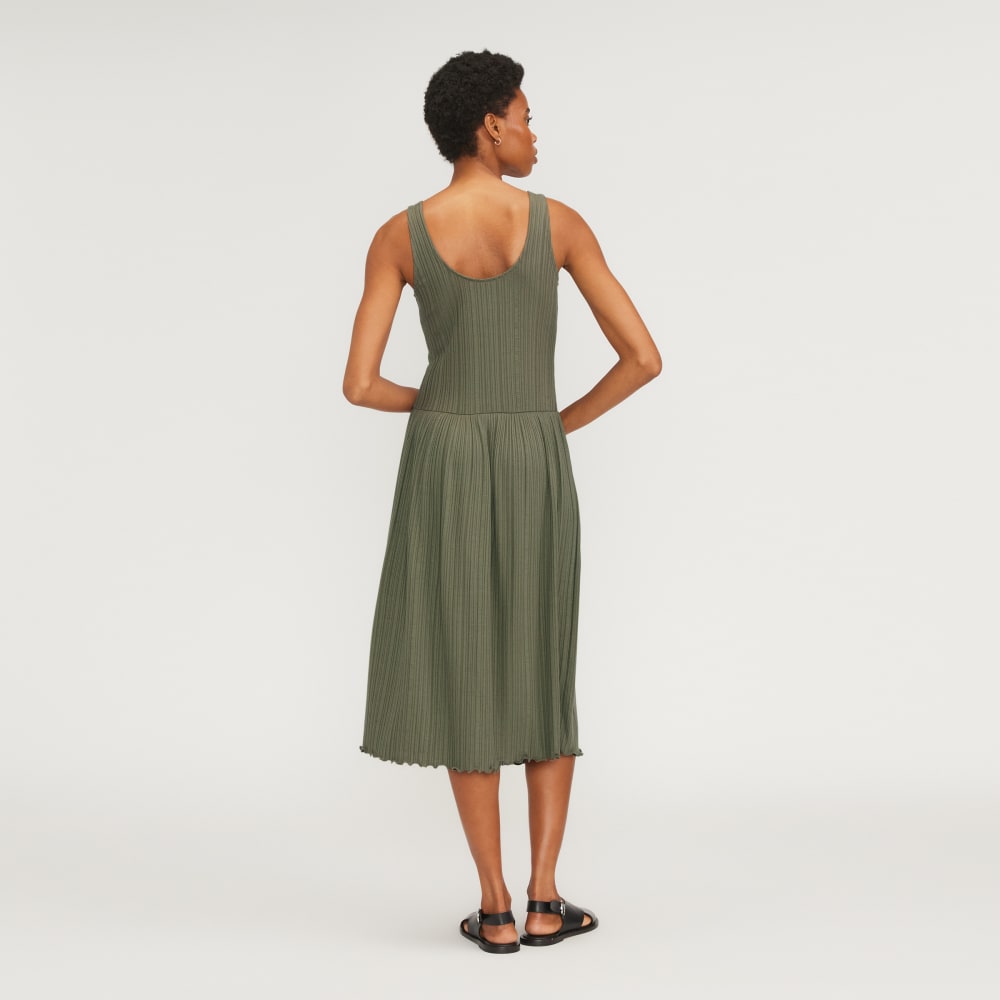 The Rib Soft Knit Scoop-Neck Dress | Kalamata