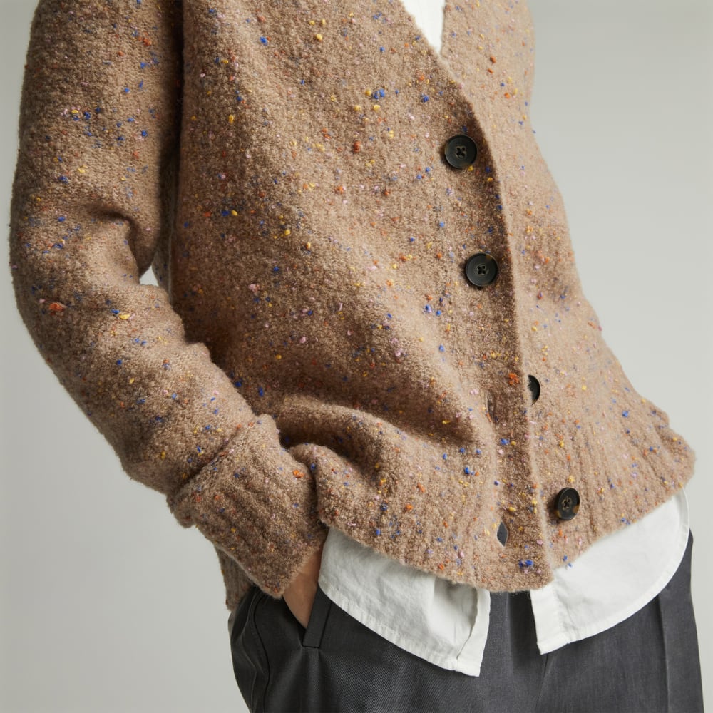 The Confetti Cardigan | Taupe Multi