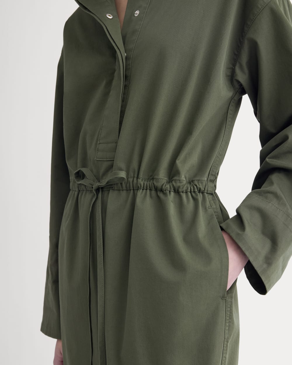 The Utility Drawstring Jumpsuit | Dark Forest