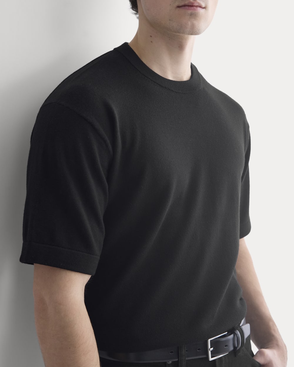 Ultrasoft Sweater Tee | Black