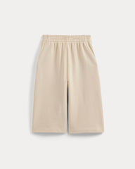 Lightweight Terry Long Shorts | Parchment