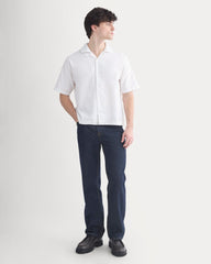 Cropped Resort Shirt | White