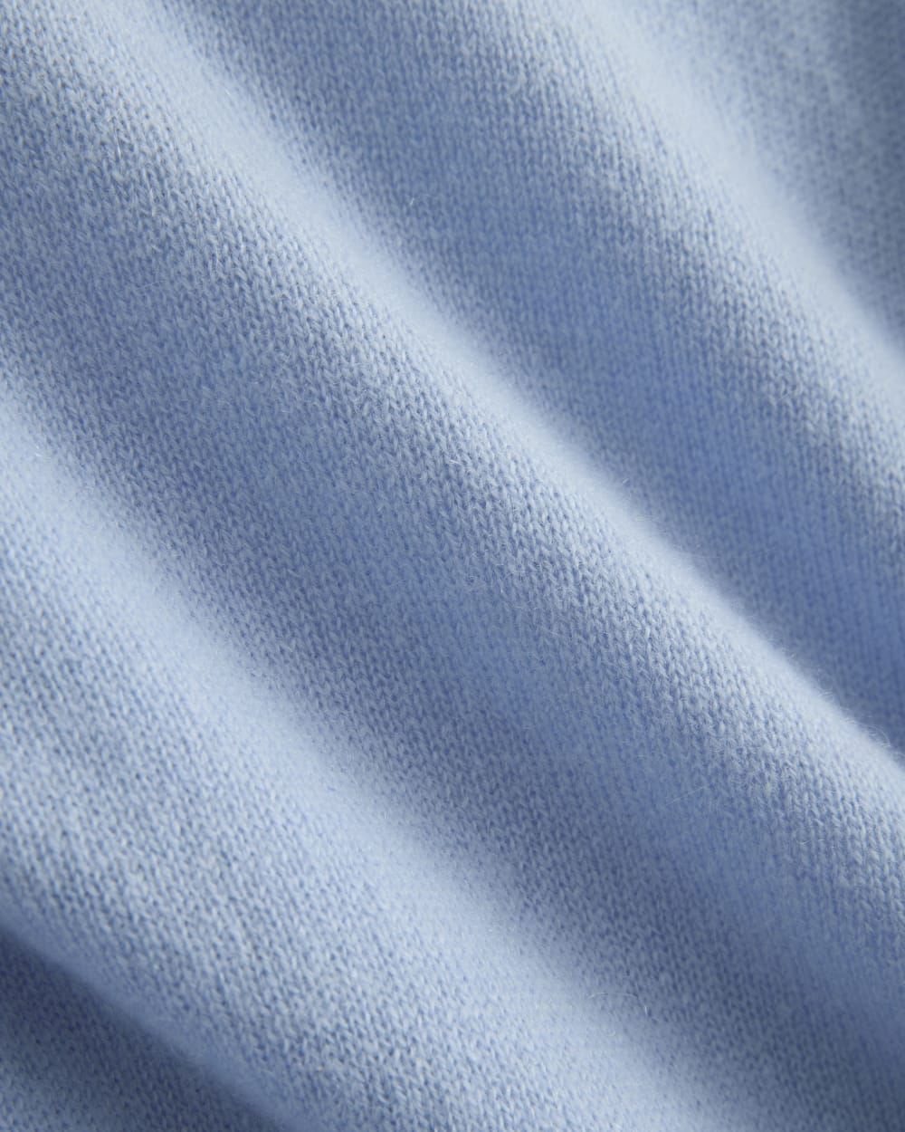 Cashmere Cropped Cardigan | Open Air Blue