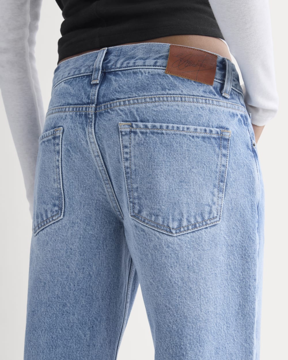 Everlane x Elena Bonvicini La Brea Low-Rise Baggy Jean | Crystal Cove Indigo