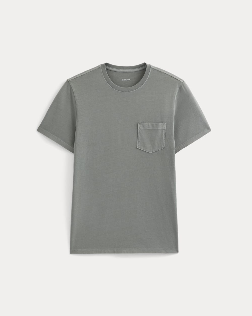 The Essential Organic Garment-Dyed Crew | Agave Green