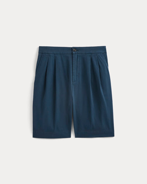 Pleated Easy Short | Midnight Navy