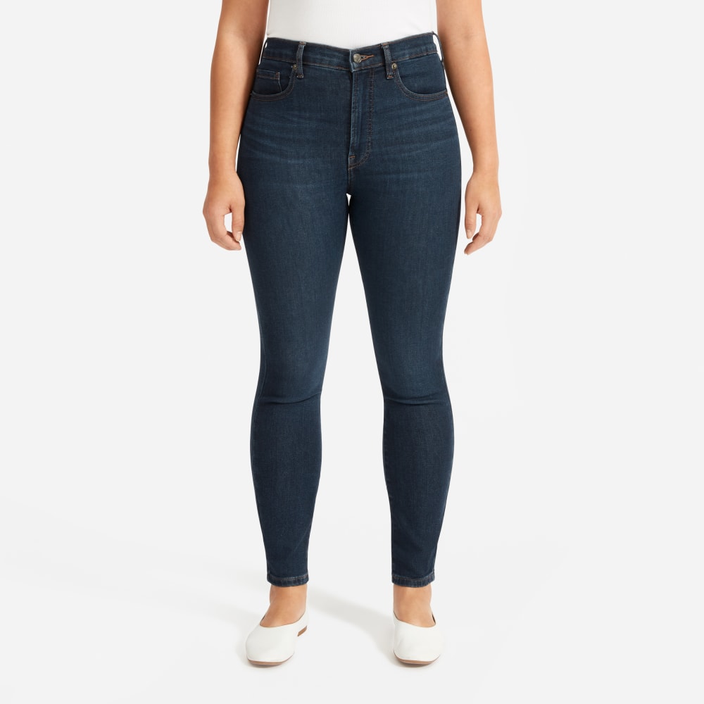 The Authentic Stretch High-Rise Skinny | Deep Indigo | 26.5" Inseam