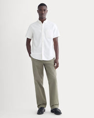 The Organic Short Sleeve Oxford Shirt | White