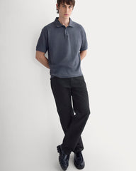 Classic Piqué Polo | Heathered Graphite